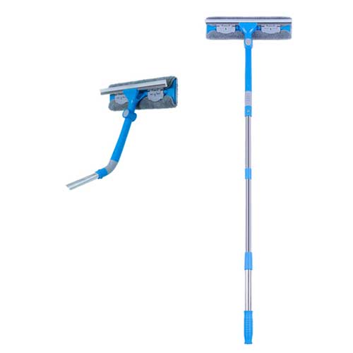 praktični teleskopski čistilec oken